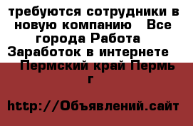 требуются сотрудники в новую компанию - Все города Работа » Заработок в интернете   . Пермский край,Пермь г.